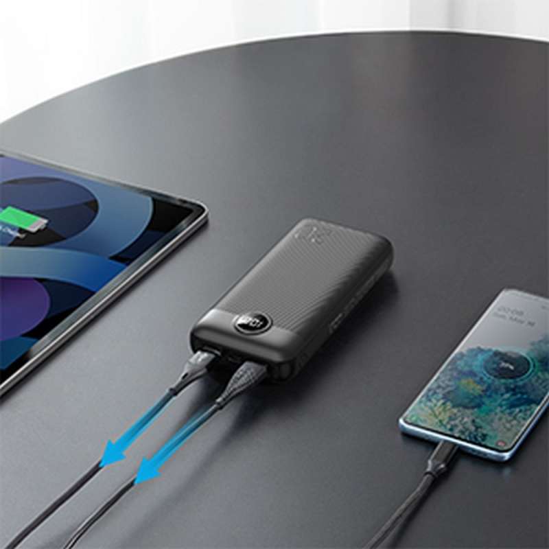 SPOTT-GR Veger L20S - Power Bank 20000mAh (PD Quick Charge 3.0 2A 20W) σε Άσπρο Χρώμα (VP2039PD / W2039PD)