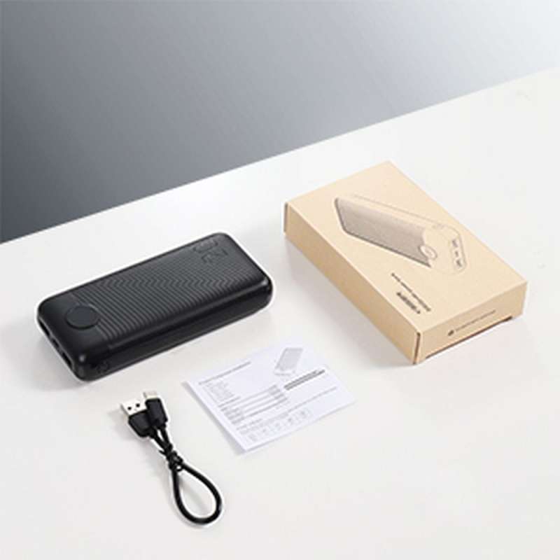 SPOTT-GR Veger L20S - Power Bank 20000mAh (PD Quick Charge 3.0 2A 20W) σε Άσπρο Χρώμα (VP2039PD / W2039PD)