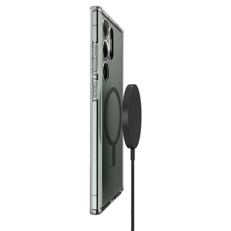 SPOTT-GR Spigen Ultra Hybrid Onetap Ring - Θήκη με Υποστήριξη MagSafe Samsung Galaxy S23 Ultra σε Μαύρο Χρώμα