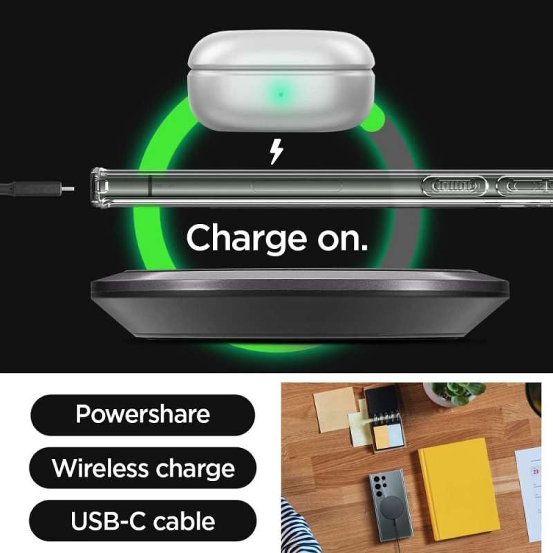 SPOTT-GR Spigen Ultra Hybrid Onetap Ring - Θήκη με Υποστήριξη MagSafe Samsung Galaxy S23 Ultra σε Μαύρο Χρώμα