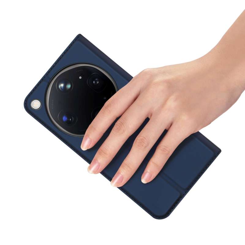 SPOTT-GR Dux Ducis Skin Pro - Θήκη Πορτοφόλι για OPPO Find X9 Ultra σε Μπλε Χρώμα