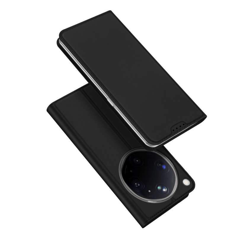 SPOTT-GR Dux Ducis Skin Pro - Θήκη Πορτοφόλι για OPPO Find X9 Ultra σε Μαύρο Χρώμα