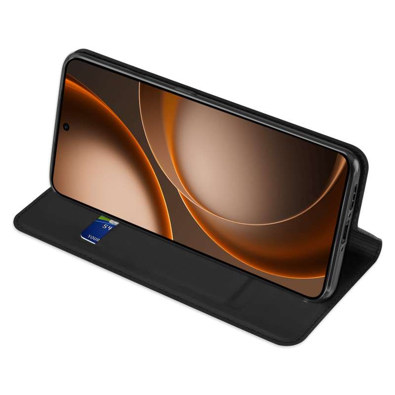SPOTT-GR Dux Ducis Skin Pro - Θήκη Πορτοφόλι για OPPO Find X9 Ultra σε Μαύρο Χρώμα