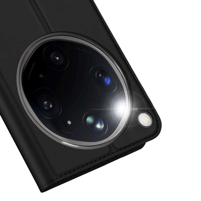 SPOTT-GR Dux Ducis Skin Pro - Θήκη Πορτοφόλι για OPPO Find X9 Ultra σε Μαύρο Χρώμα