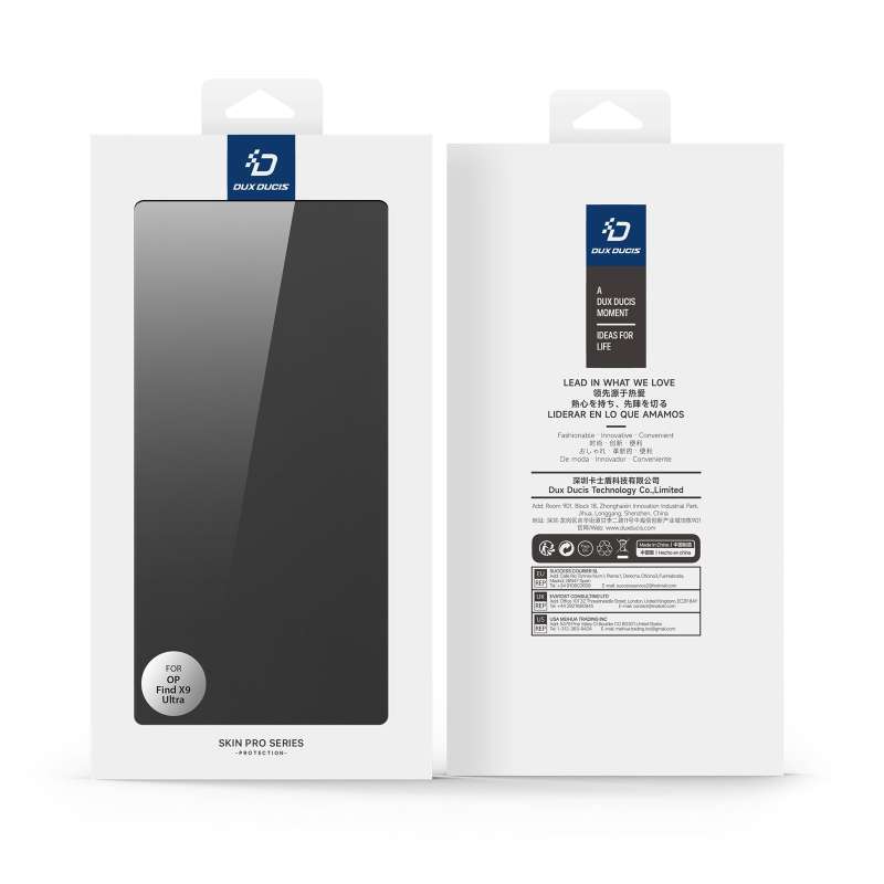 SPOTT-GR Dux Ducis Skin Pro - Θήκη Πορτοφόλι για OPPO Find X9 Ultra σε Μαύρο Χρώμα
