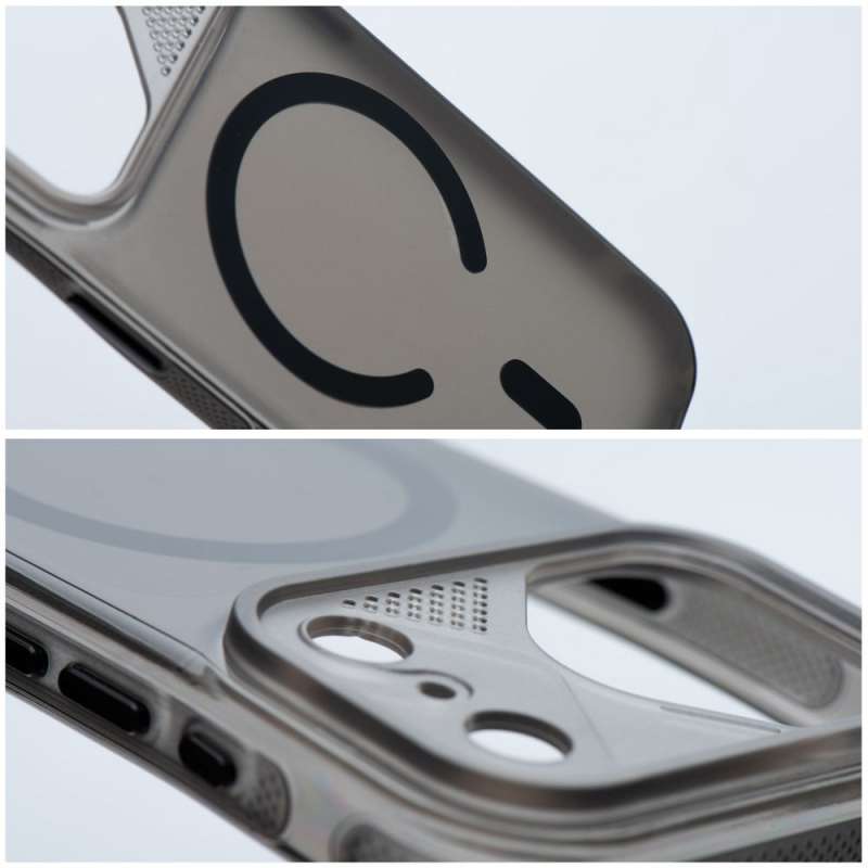SPOTT-GR Aurora Case - Θήκη για Apple iPhone 15 με Υποστήριξη MagSafe σε Μαύρο Χρώμα