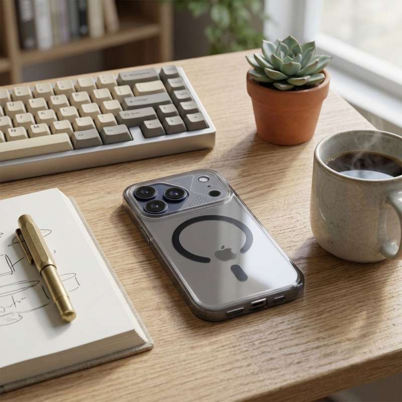 SPOTT-GR Aurora Case - Θήκη για Apple iPhone 14 με Υποστήριξη MagSafe σε Μαύρο Χρώμα