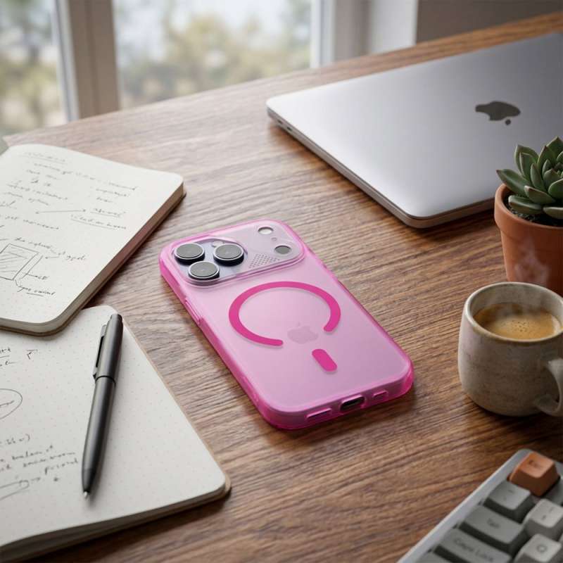 SPOTT-GR Aurora Case - Θήκη για Apple iPhone 17 με Υποστήριξη MagSafe σε Ροζ Χρώμα