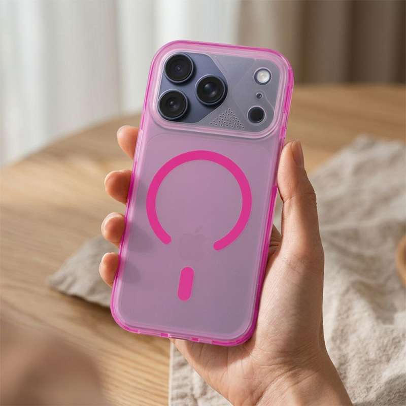 SPOTT-GR Aurora Case - Θήκη για Apple iPhone 14 Pro με Υποστήριξη MagSafe σε Ροζ Χρώμα