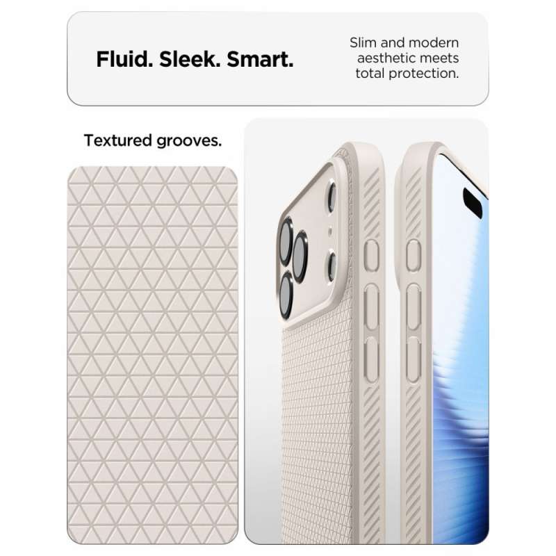 SPOTT-GR Spigen Liquid Air - Θήκη για Apple iPhone 17 Pro σε Γκρι Χρώμα