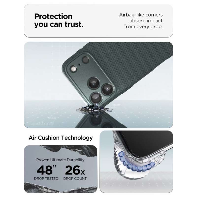 SPOTT-GR Spigen Liquid Air - Θήκη για Apple iPhone 17 Pro Max σε Πράσινο Χρώμα