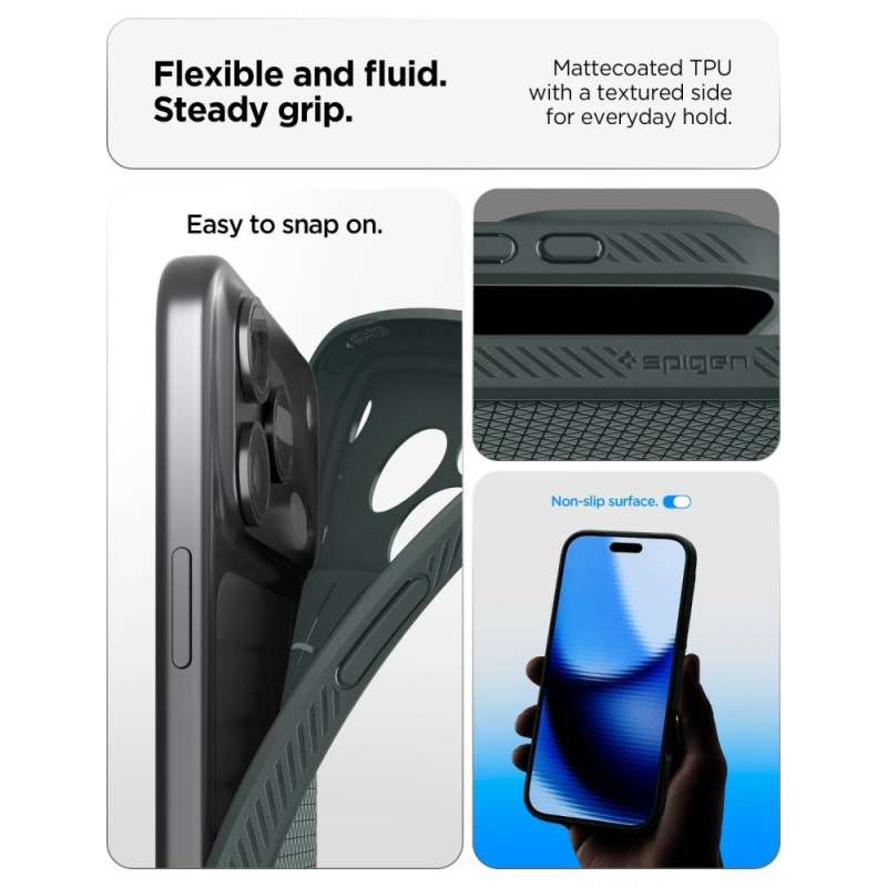SPOTT-GR Spigen Liquid Air - Θήκη για Apple iPhone 17 Pro Max σε Πράσινο Χρώμα