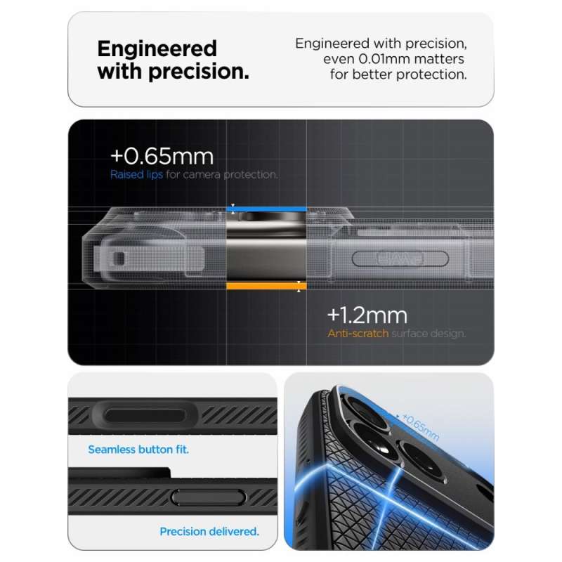 SPOTT-GR Spigen Liquid Air - Θήκη για Apple iPhone 17 Pro σε Μαύρο Χρώμα