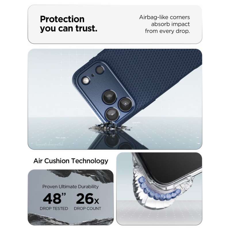 SPOTT-GR Spigen Liquid Air - Θήκη για Apple iPhone 17 Pro Max σε Μπλε Χρώμα