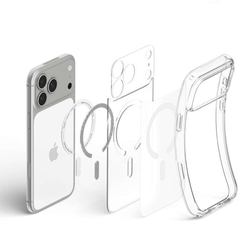 SPOTT-GR Spigen Ultra Hybrid - Θήκη με Υποστήριξη MagSafe για Apple iPhone 17 Pro σε Άσπρο Χρώμα
