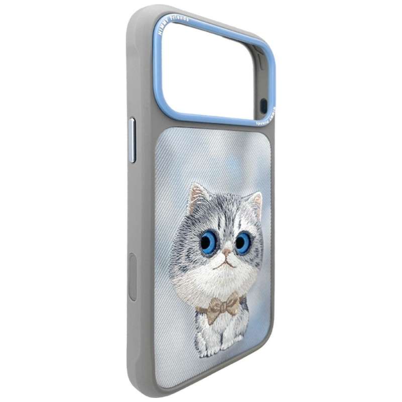 SPOTT-GR Nimmy Big Eyed Silver Shaded Cat - Θήκη για Apple iPhone 17 Pro Max σε Γκρι Χρώμα