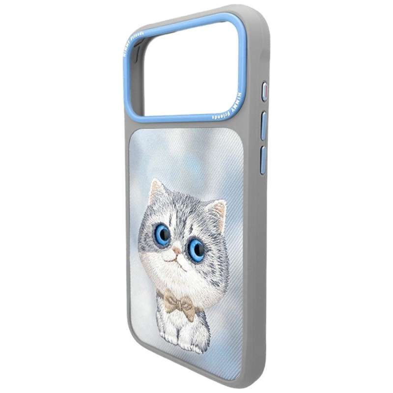 SPOTT-GR Nimmy Big Eyed Silver Shaded Cat - Θήκη για Apple iPhone 17 Pro Max σε Γκρι Χρώμα